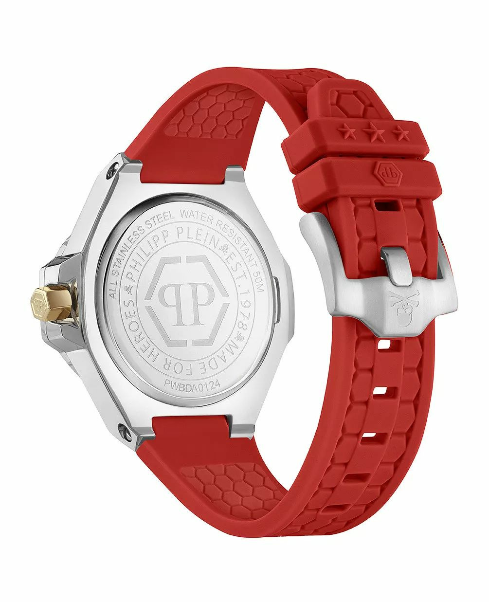 Philipp Plein Damenuhr Lady Royal PWBDA0124 Edelstahl Weiß 39 mm – Bild 2