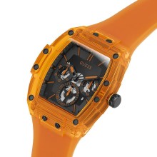 Guess Herren Armbanduhr Multifunktionsuhr Phoenix orange 43 mm GW0203G10 Guess Herren Armbanduhr Multifunktionsuhr Phoenix orange 43 mm GW0203G10