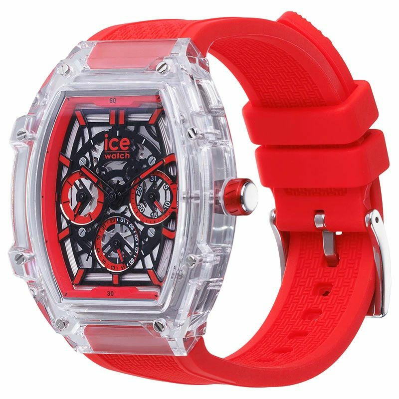 ICE‑WATCH Damenuhr ICE boliday clear Red 024288 – Bild 3