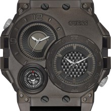 Guess Herren Armbanduhr Chronograph Compass schwarz 50 mm GW0321G2 Guess Herren Armbanduhr Chronograph Compass schwarz 50 mm GW0321G2