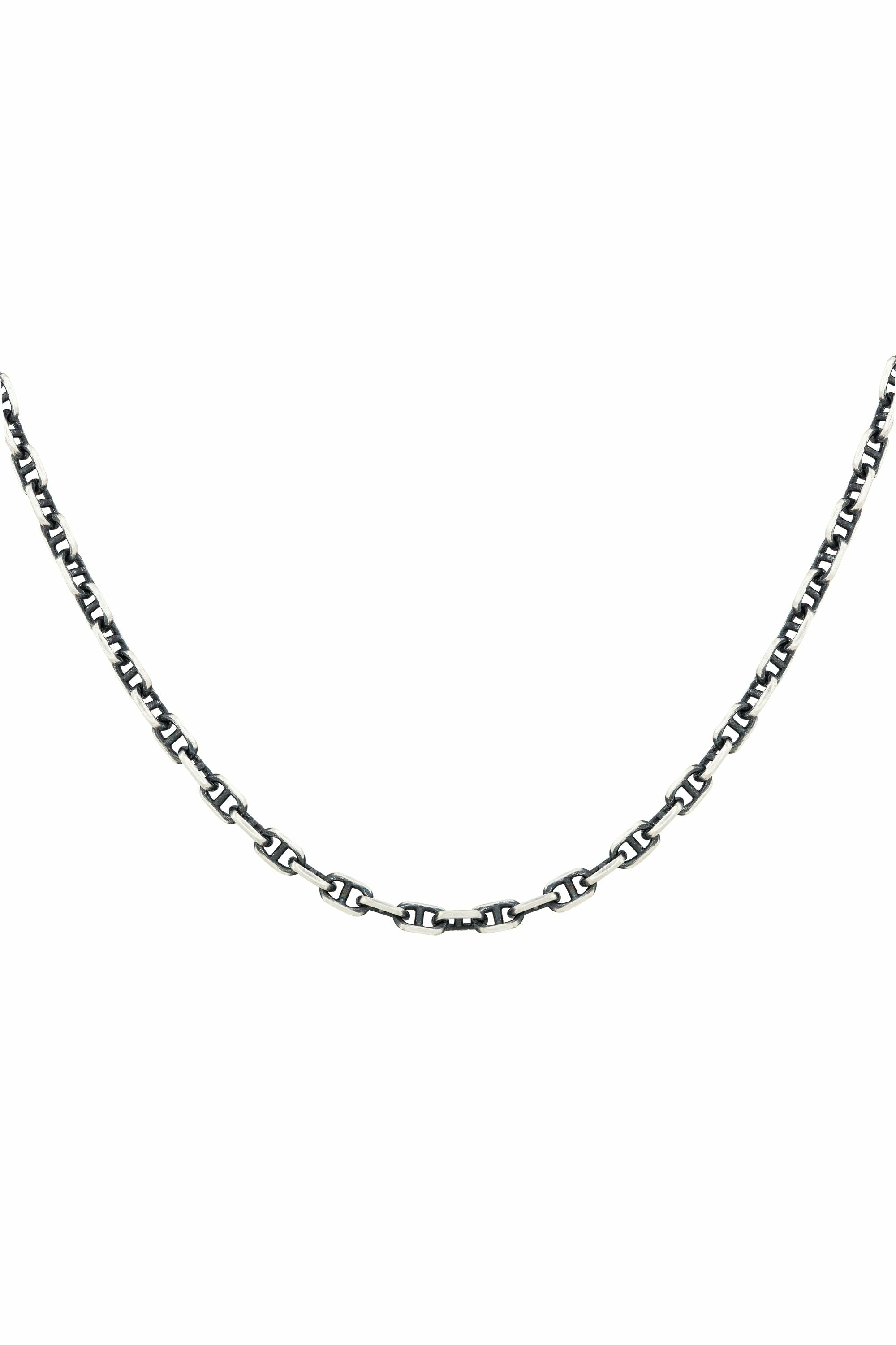 Kette 925 Sterling Silber oxidiert Steg-Anker Kette 41185116094558 – Bild 2