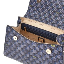 Guess Damen Handtasche Hallie Geometric Print Blau HWJT8740200BUG Guess Damen Handtasche Hallie Geometric Print Blau HWJT8740200BUG