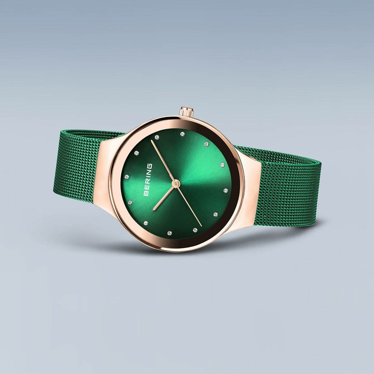 Bering Damen Armbanduhr Classic 34 mm 3 ATM Saphirglas SWAROVSKI ELEMENTS Slim ... – Bild 3