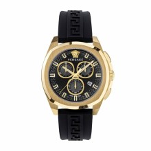 Versace Herren Armbanduhr Chronograph CHRONO GEO schwarz, gold 43 mm VE7CA0423 Versace Herren Armbanduhr Chronograph CHRONO GEO schwarz, gold 43 mm VE7CA0423
