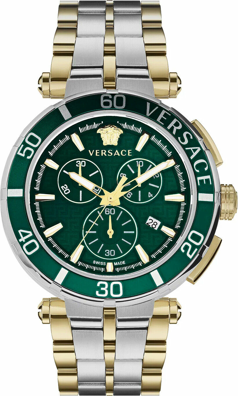 Versace Herren Armbanduhr GRECA CHRONO 45 mm VE3L00422 – Bild 3
