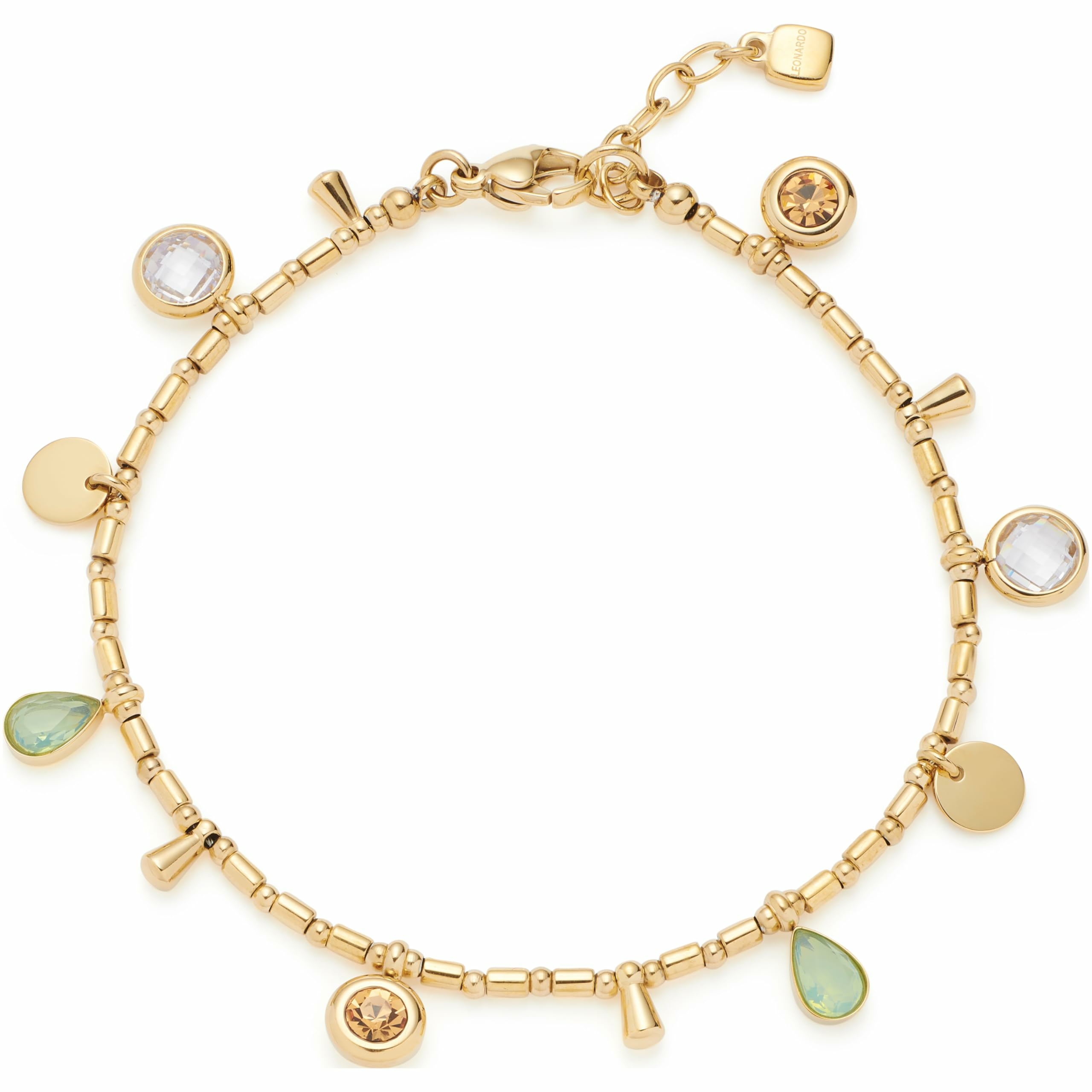 Leonardo Damen Armband Ella mit Mini Charms 18 cm Gelbgold 023544 Leonardo Damen Armband Ella mit Mini Charms 18 cm Gelbgold 023544