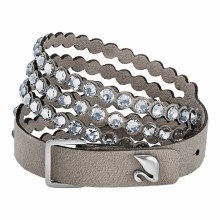 Swarovski Damen Armband Wickelarmband Power Collection grau 5511698 Swarovski Damen Armband Wickelarmband Power Collection grau 5511698