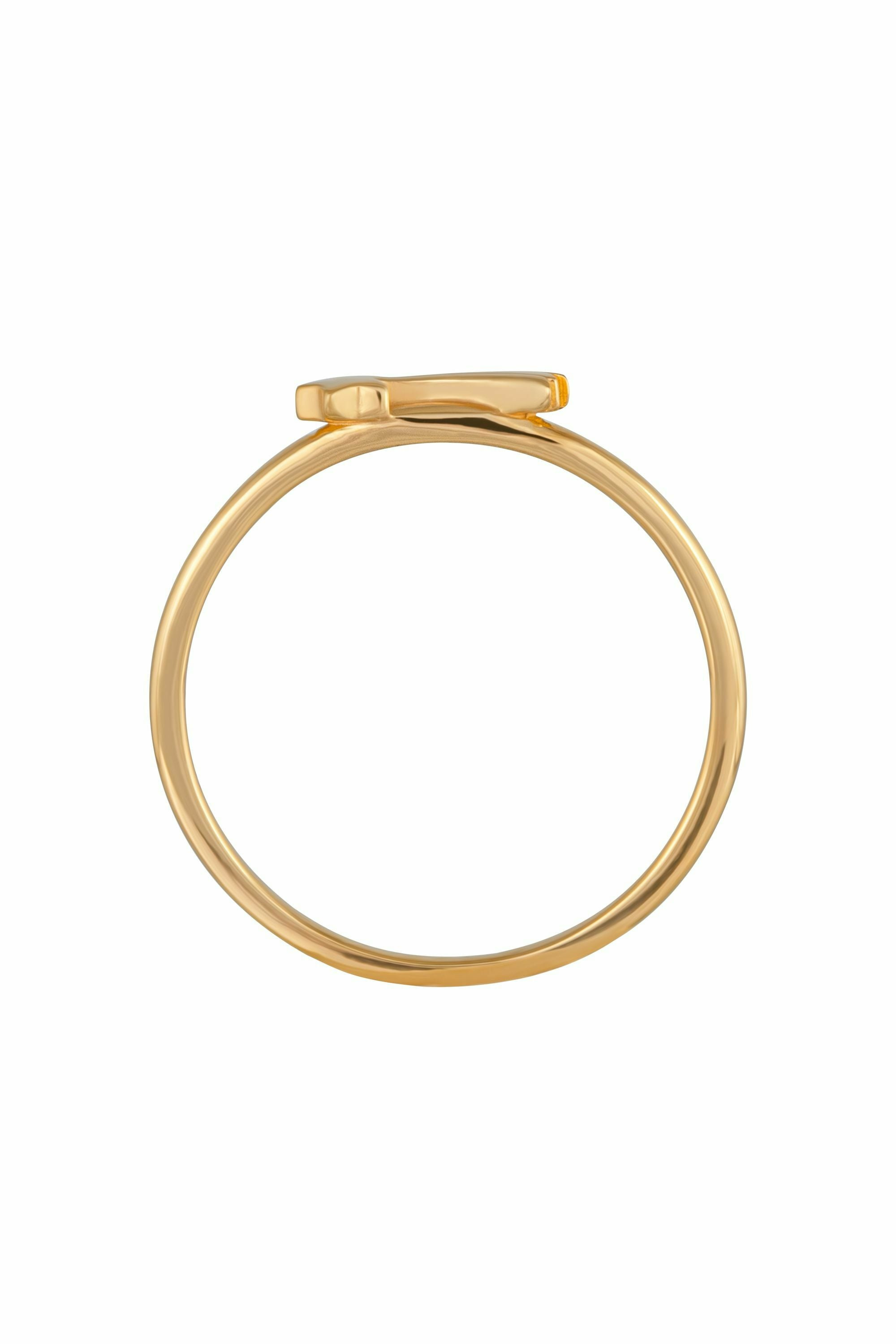 Ring 925 Sterling Silber gelb vergoldet Sternschnuppe 41184576602206 – Bild 3