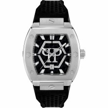 Philipp Plein Uhr Herren The Hexagon Phantom Schwarz PWPUA0524 Philipp Plein Uhr Herren The Hexagon Phantom Schwarz PWPUA0524