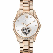 Guess Damen Armbanduhr Be Loved 38 mm Herz auf Zifferblatt Armband Edelstahl GW0... Guess Damen Armbanduhr Be Loved 38 mm Herz auf Zifferblatt Armband Edelstahl GW0...