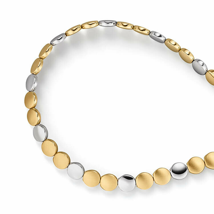 Halskette Elaine Firenze 14ct. Gelb/Weißgold 1113047C Halskette Elaine Firenze 14ct. Gelb/Weißgold 1113047C