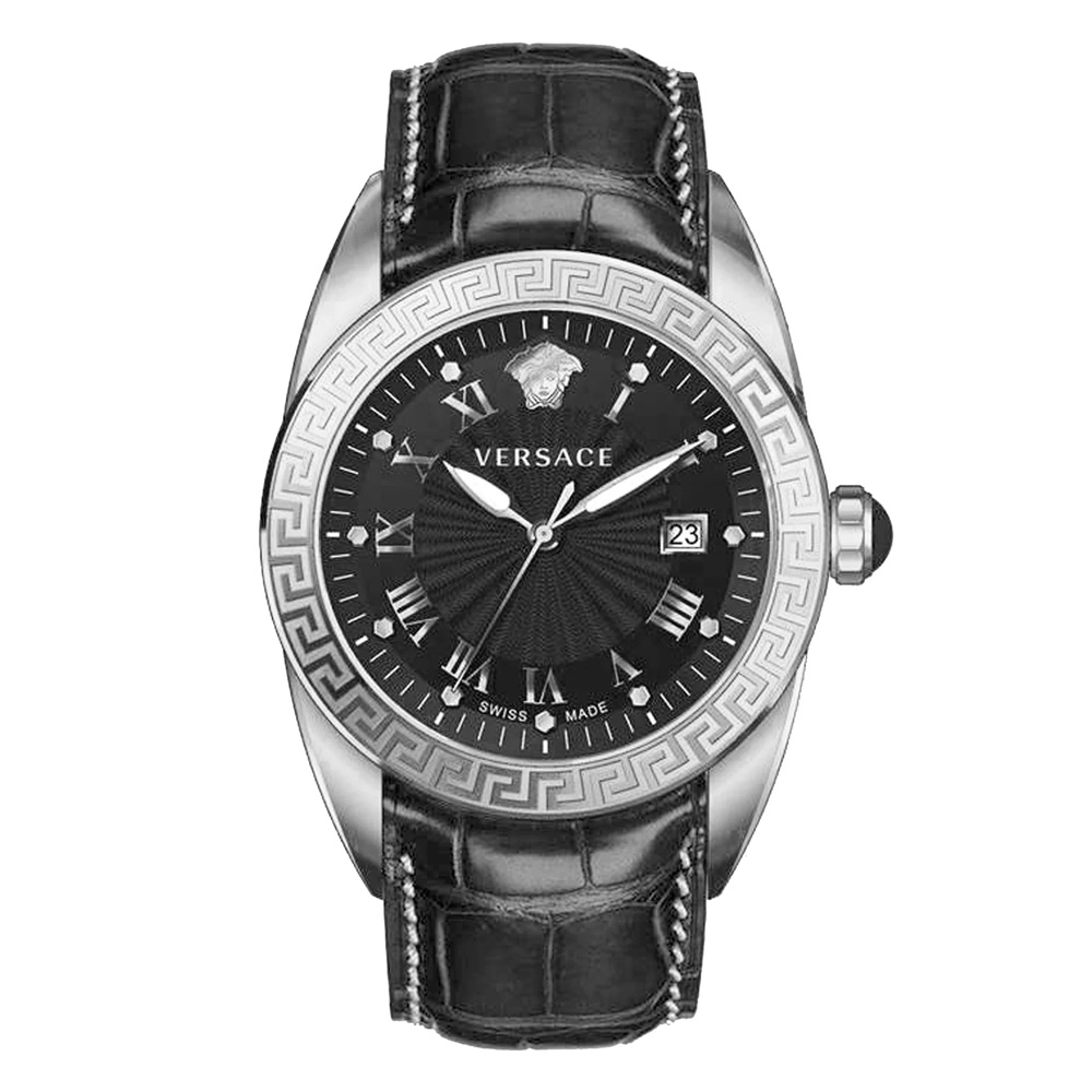 Versace Herren Armbanduhr V-Sport Schwarz/Silber VFE120015 – Bild 2