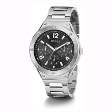 Guess Herren Armbanduhr Scope Multifunktion silber 44 mm GW0454G1 Guess Herren Armbanduhr Scope Multifunktion silber 44 mm GW0454G1