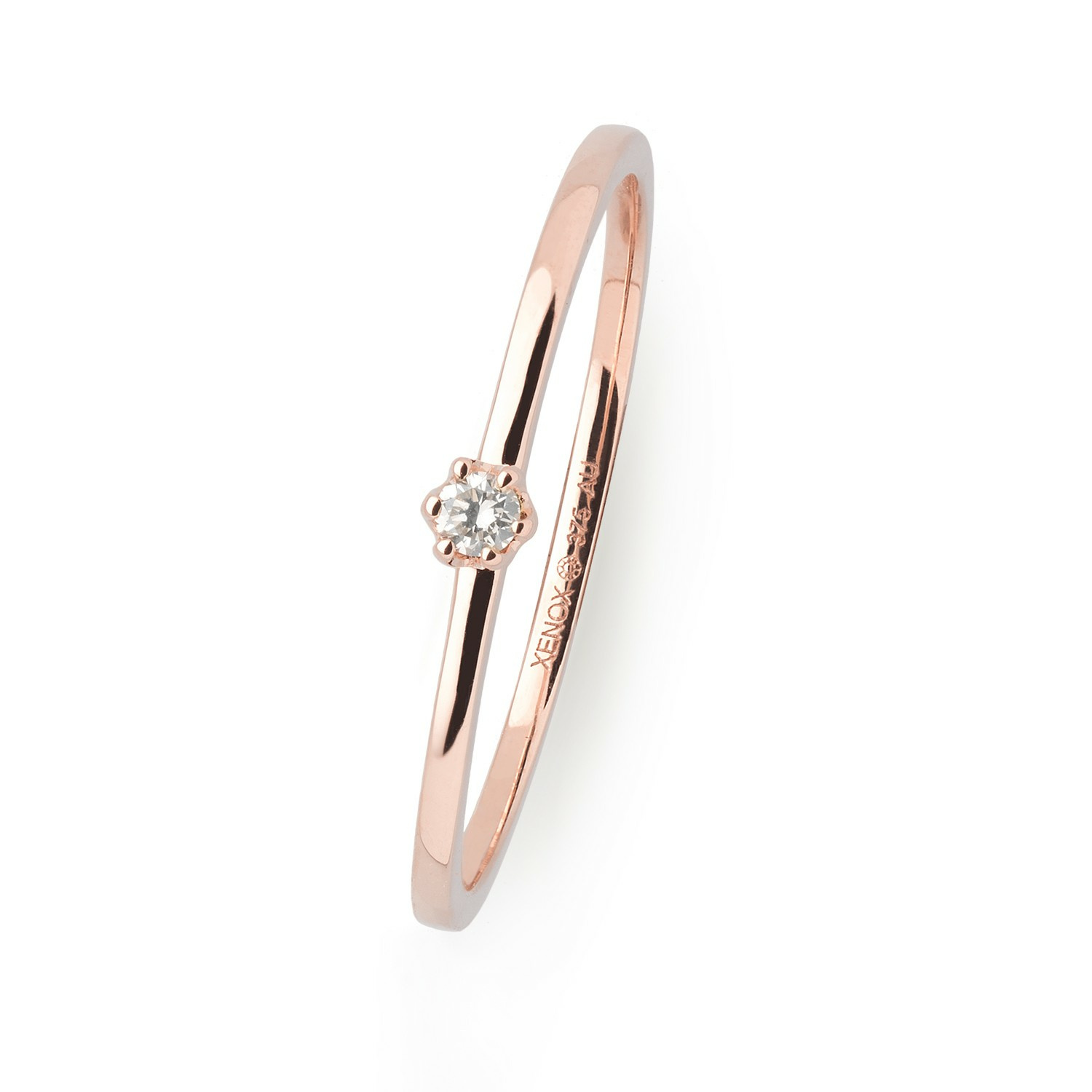 Xenox Damen Diamant Ring Größe 56 Rosegold XG4002R/56 Xenox Damen Diamant Ring Größe 56 Rosegold XG4002R/56