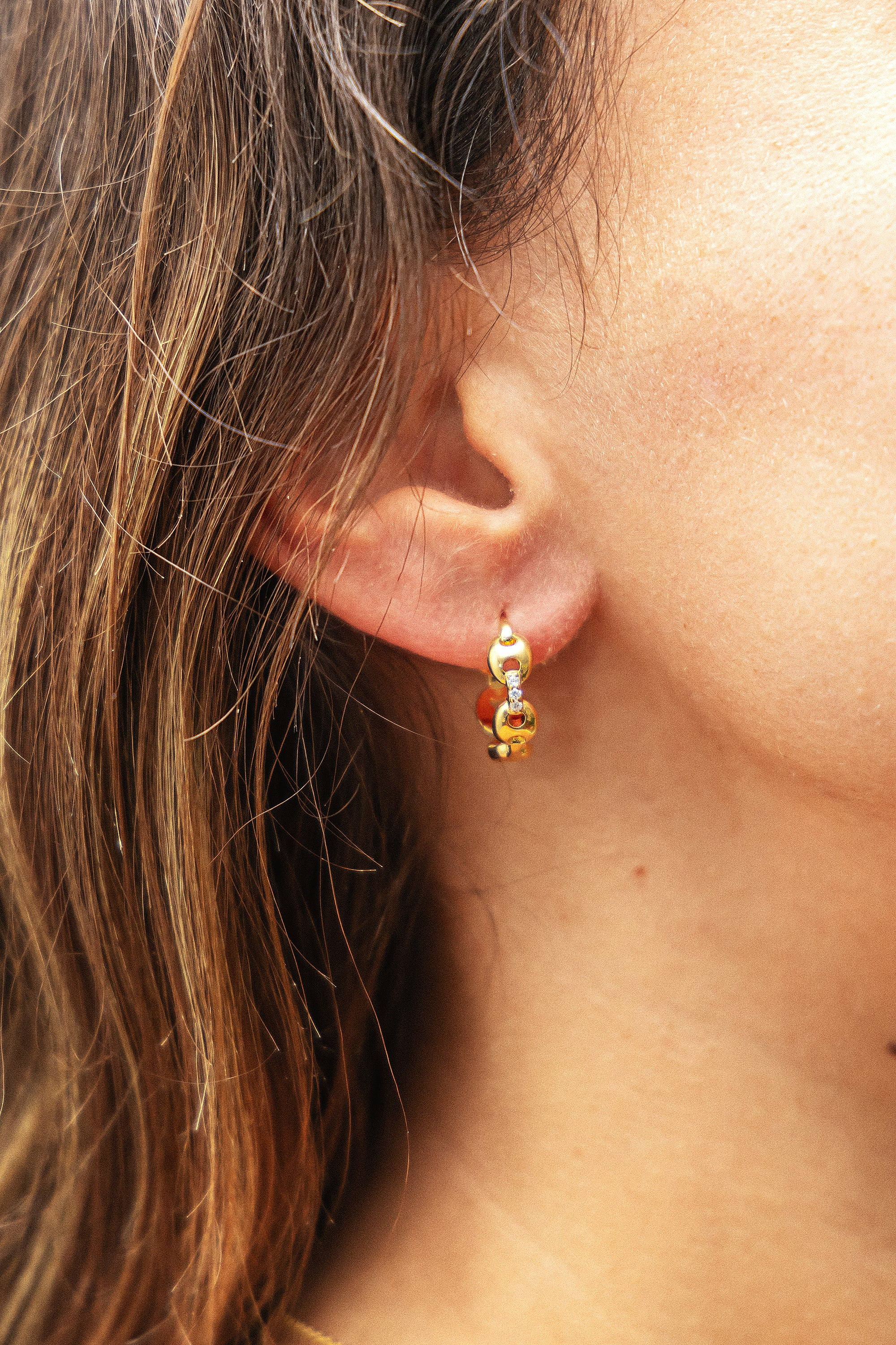 Creole 925 Sterling Silber gelb vergoldet Kettenglieder 41185173438558 Creole 925 Sterling Silber gelb vergoldet Kettenglieder 41185173438558