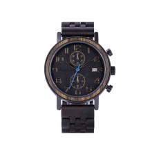 Edenhölzer Holzuhr Herren Armbanduhr Chronograph Porlamar Holzarmband ED090-006 Edenhölzer Holzuhr Herren Armbanduhr Chronograph Porlamar Holzarmband ED090-006