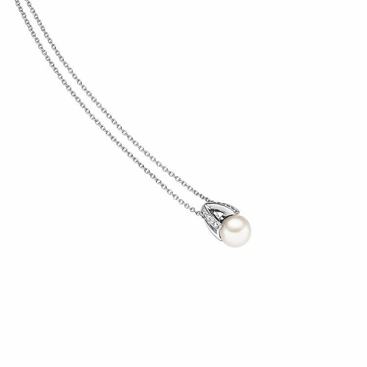 Viventy Damenkette mit Perlen Anhänger 925/Sterling Silber 784752 Viventy Damenkette mit Perlen Anhänger 925/Sterling Silber 784752