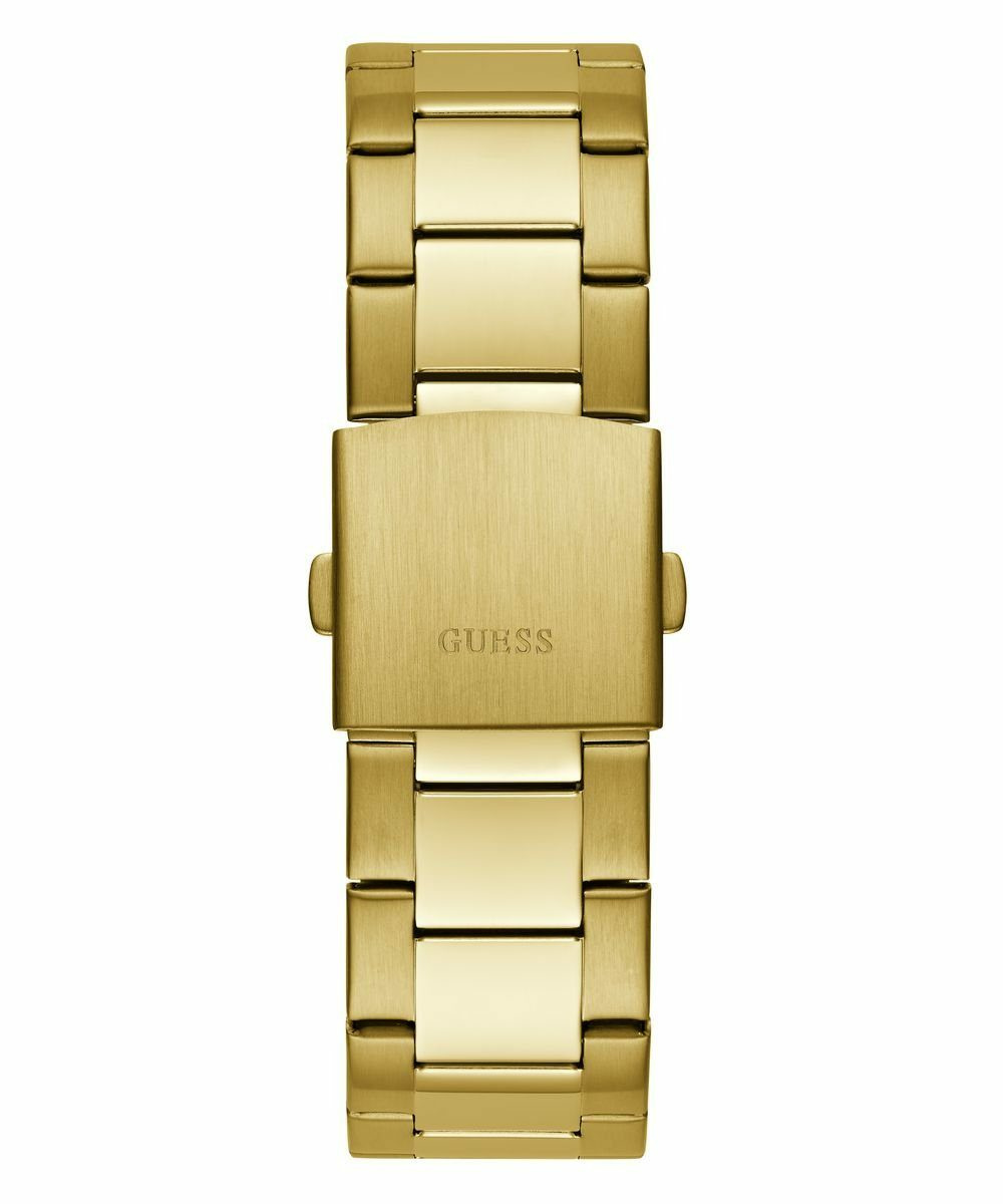 Guess Herren Multifunkion Armbanduhr ZEN gold 42 mm GW0707G3 – Bild 2