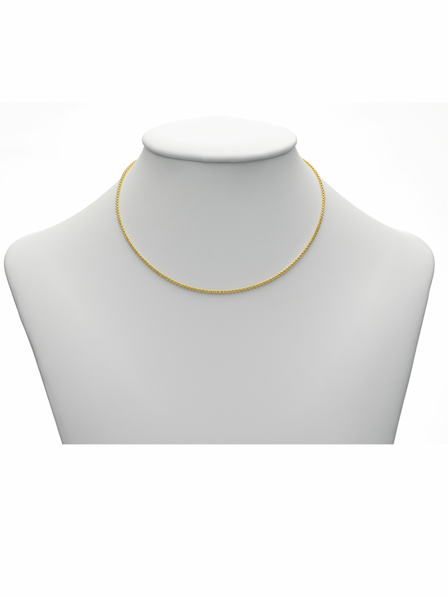 Damen 333 Gold Erbs Halskette Ø 1,5 mm – Bild 3