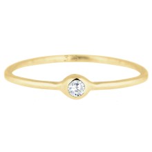 Ring Solitär Zirkonia 375er Gelbgold Ring Solitär Zirkonia 375er Gelbgold