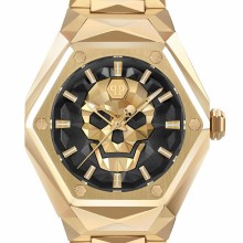 Philipp Plein Uhr Damen The $Kull Spikes Lady Gold/Schwarz PWADA0524 Philipp Plein Uhr Damen The $Kull Spikes Lady Gold/Schwarz PWADA0524