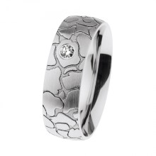 Ernstes Design Damen Trauring mit Diamant Breit R667-55 Ernstes Design Damen Trauring mit Diamant Breit R667-55