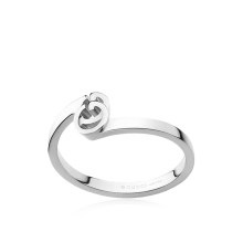 Gucci Ring Unisex GG Running 18 K Weißgold YBC457122003 Gucci Ring Unisex GG Running 18 K Weißgold YBC457122003