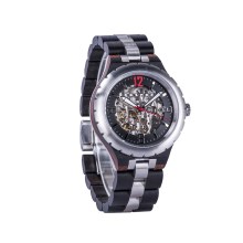 Edenhölzer Holzuhr Herren Armbanduhr Automatik Waiheke Holzarmband ED085-005 Edenhölzer Holzuhr Herren Armbanduhr Automatik Waiheke Holzarmband ED085-005