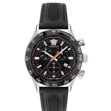 Versace Herren Chronograph Hellenyium Chrono Schwarz Gold VE2U00122 Versace Herren Chronograph Hellenyium Chrono Schwarz Gold VE2U00122