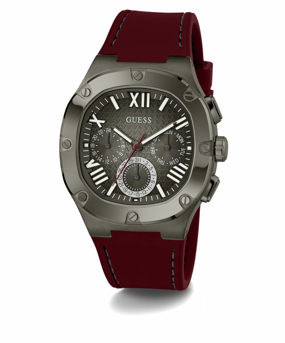 Guess Herren Armbanduhr Multifunktion Headline gun metal, bordeaux 42 mm GW0571G... Guess Herren Armbanduhr Multifunktion Headline gun metal, bordeaux 42 mm GW0571G...