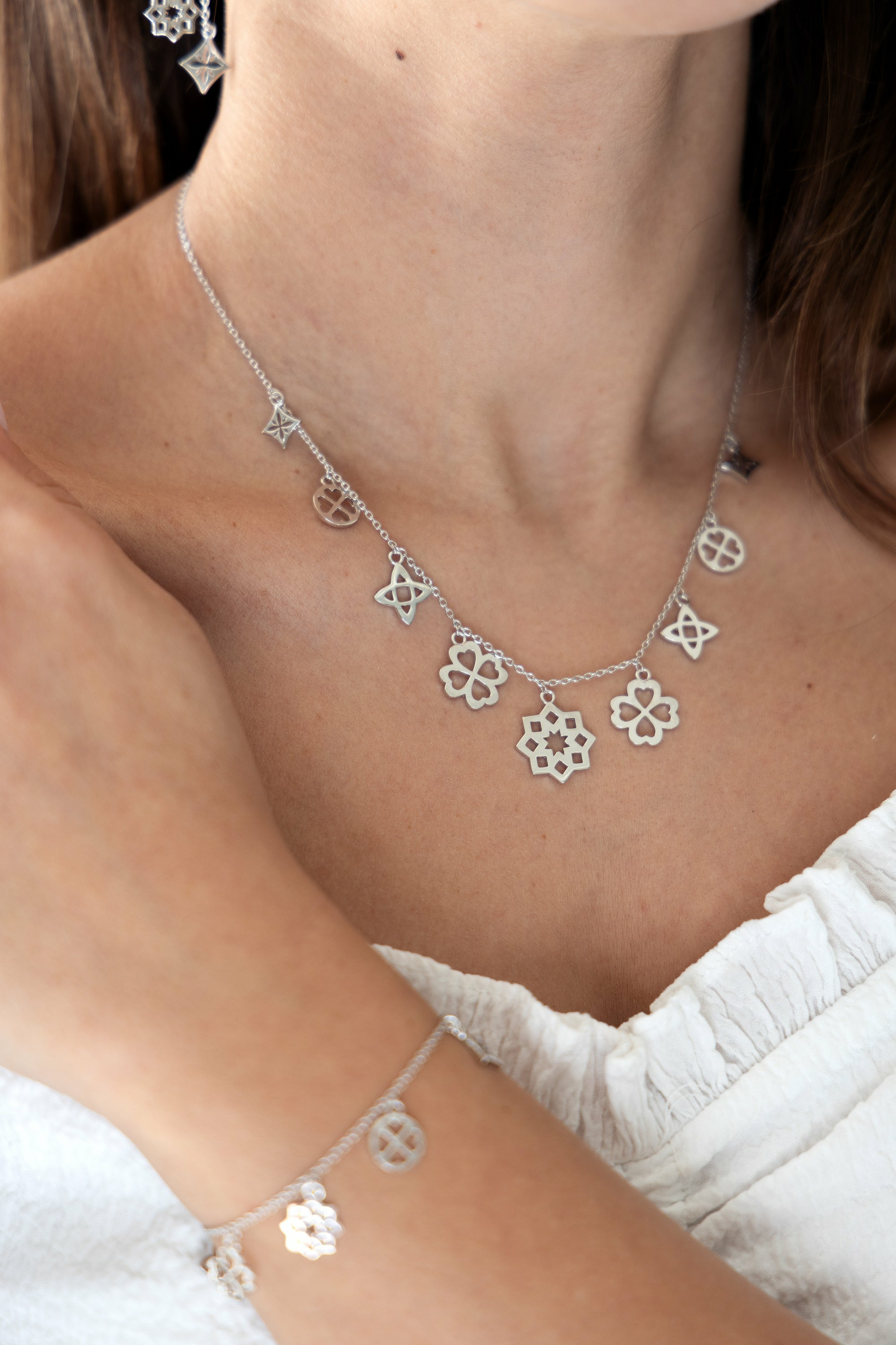 Collier 925 Silber rhodiniert Anhänger 41184989085790