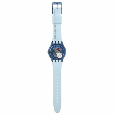 Swatch Originals Large (41mm) SUOZ365 Chagall's Blue Circus Uhr – Bild 3