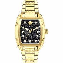 Versace Damenuhr Dominus Lady Gold/Schwarz VE8K00524 Versace Damenuhr Dominus Lady Gold/Schwarz VE8K00524