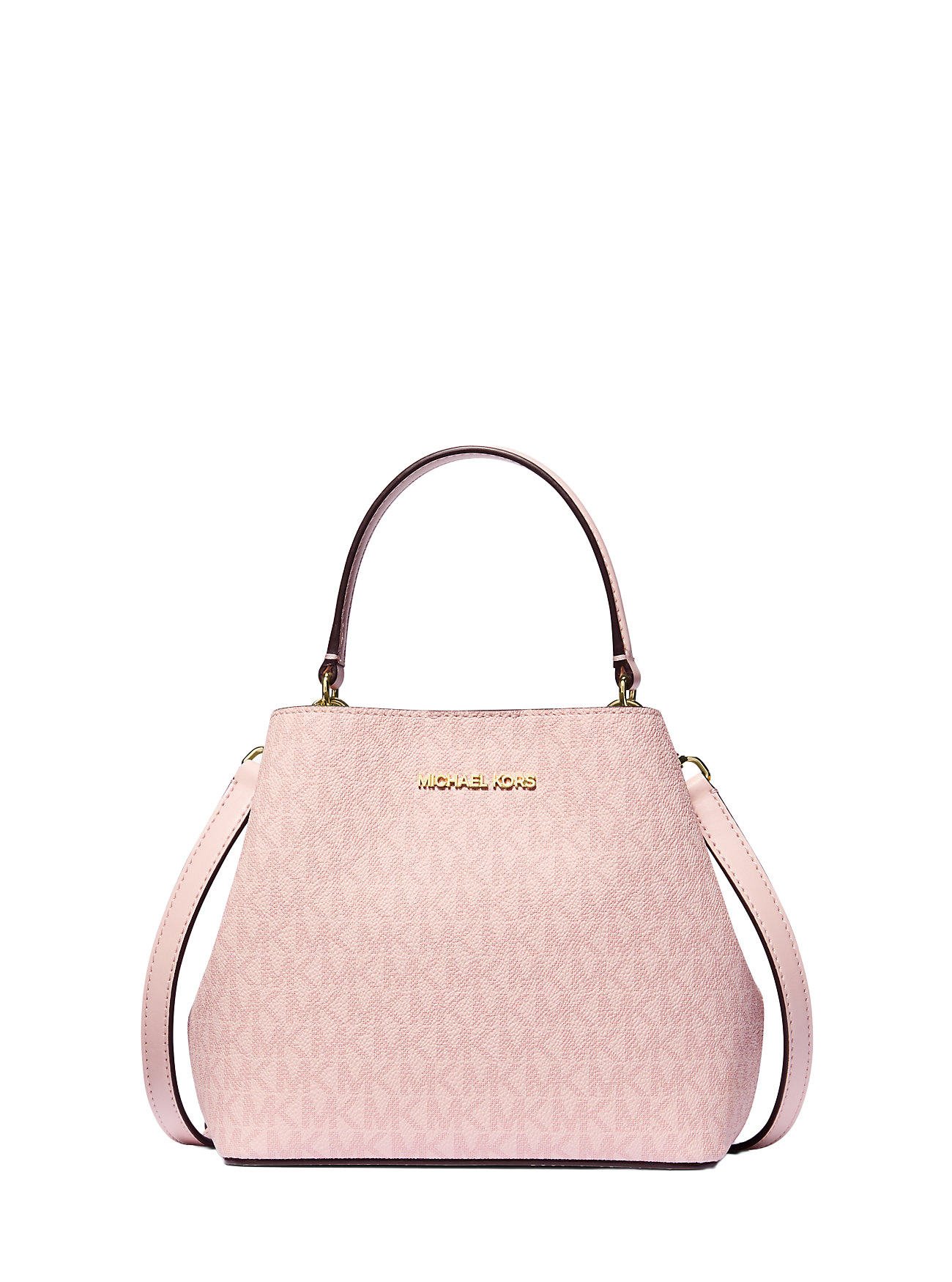 Michael Kors Handtasche Damen Pratt Small Signature Logo Shoulder Bag Powder Blu... Michael Kors Handtasche Damen Pratt Small Signature Logo Shoulder Bag Powder Blu...