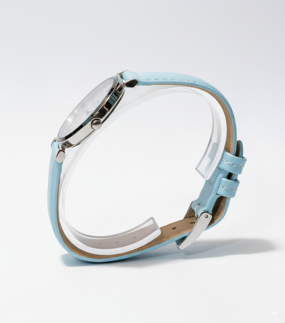 Jowissa Damen Armbanduhr Roma Pastell Blau I.0892.M – Bild 3