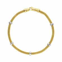 Armband Elaine Firenze 14ct. Gelb/Weißgold 1113715 Armband Elaine Firenze 14ct. Gelb/Weißgold 1113715