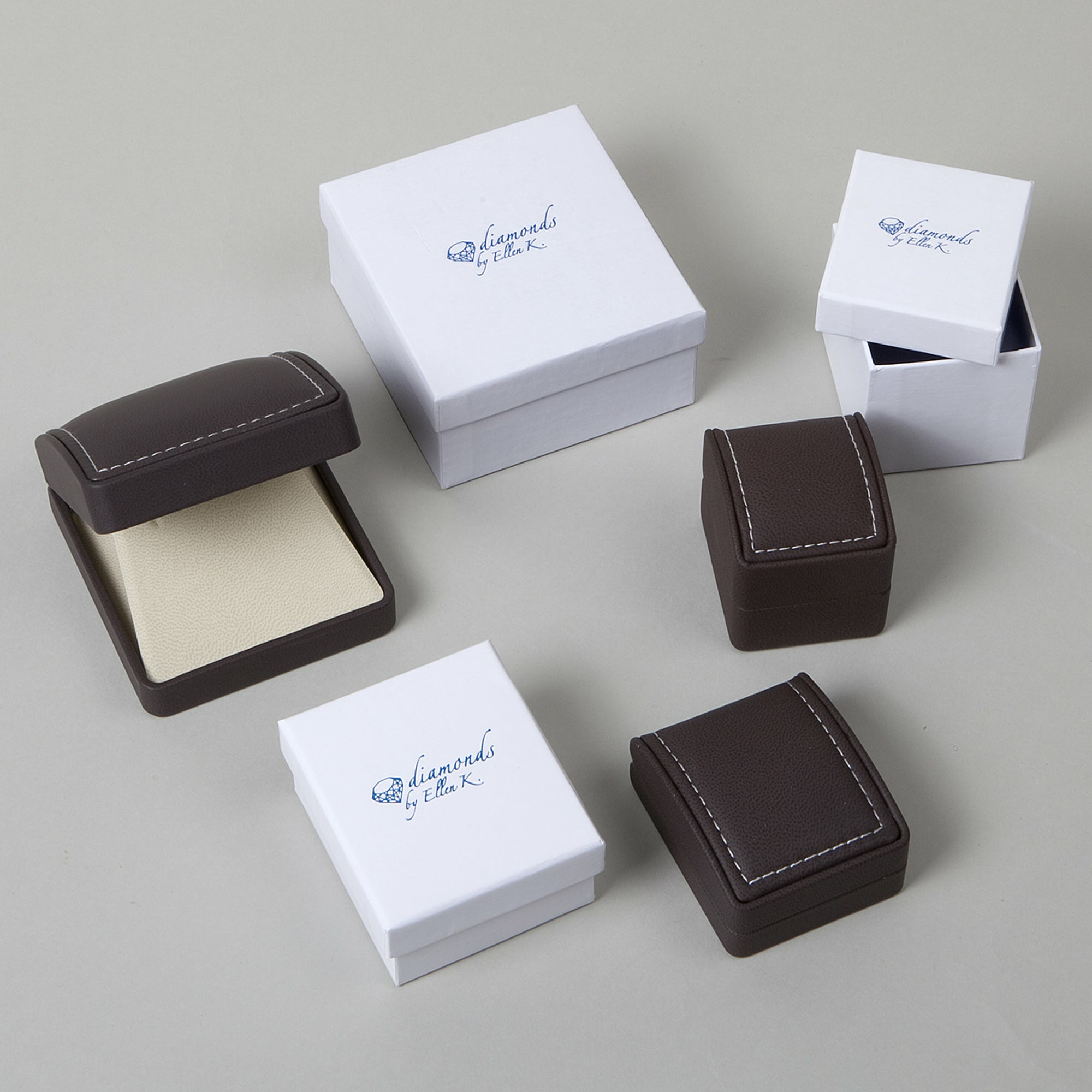 Diamonds by Ellen K. Silber 925 vergoldet mit 5x Diamant zus. 0,05ct. Ring 41676... – Bild 3