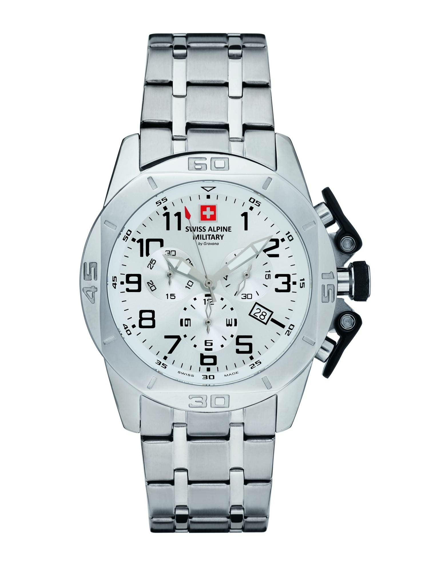 Swiss Alpine Military Herren Armbanduhr Chronograph 7063.9133 – Bild 2