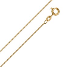 Halskette Rundankerkette aus 585 Gelbgold  Ø 1,1 mm Halskette Rundankerkette aus 585 Gelbgold  Ø 1,1 mm