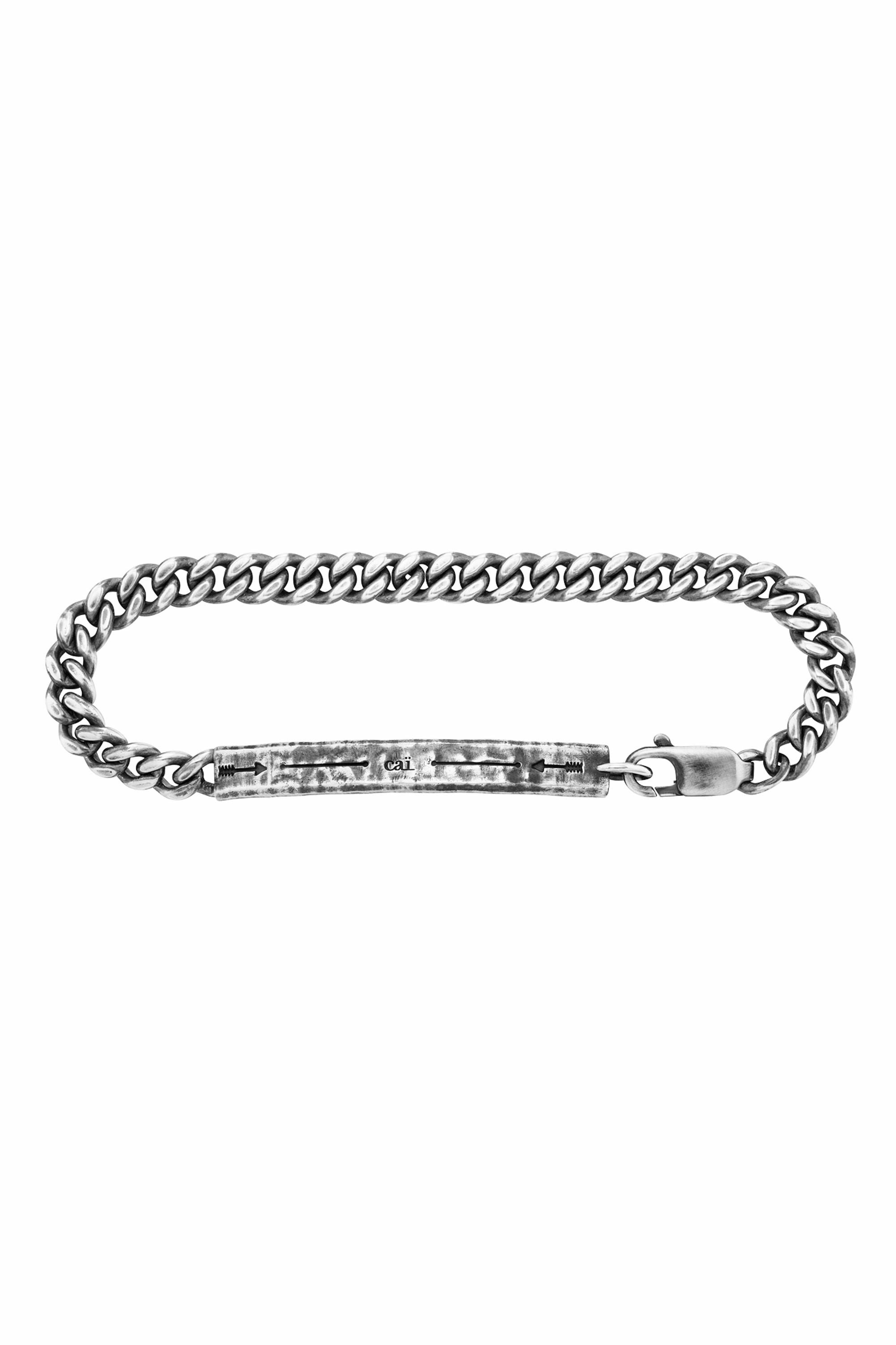 Armband 925/- Sterling Silber oxidiert Pfeil 19cm 41184190070878 – Bild 3