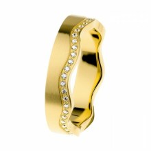 Ernstes Design Damen Zirkonia Ring Größe 57 Gold R554-57 Ernstes Design Damen Zirkonia Ring Größe 57 Gold R554-57