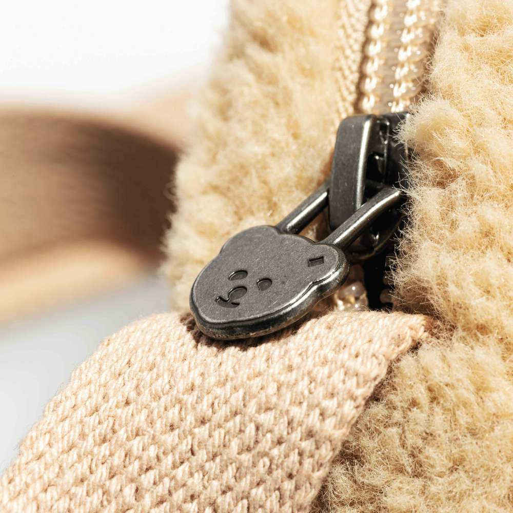 Steiff Umhängetasche Kinder Teddy Fleece Beige 17 cm 600159 – Bild 2