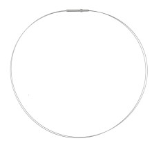 Ernstes Design Damen Halsreif Halskette 2-Fach Drahtseil DS2C-40 Ernstes Design Damen Halsreif Halskette 2-Fach Drahtseil DS2C-40