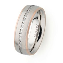 Xenox Damen Ring mit Zirkonia Größe 50 Biclor X2251/50 Xenox Damen Ring mit Zirkonia Größe 50 Biclor X2251/50