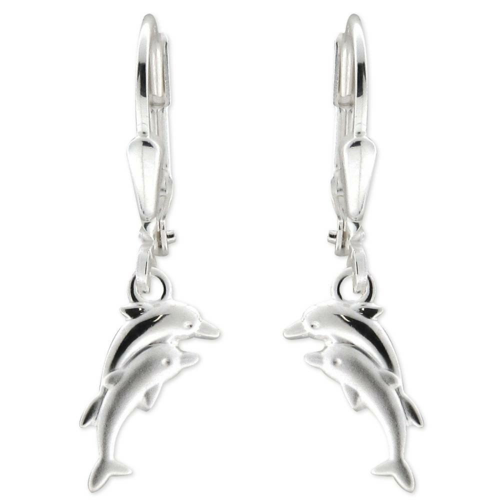 Mädchen-Ohrhänger mit Delphine 20.1043.R Mädchen-Ohrhänger mit Delphine 20.1043.R