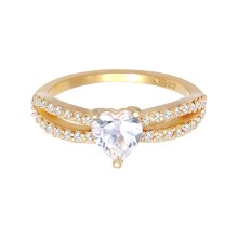 Ring Herz Solitär Verlobung Liebe Zirkonia 925 Silber Ring Herz Solitär Verlobung Liebe Zirkonia 925 Silber