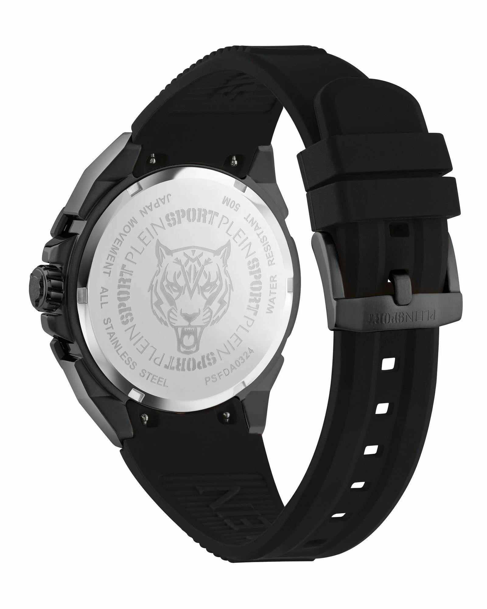 Philipp Plein Uhr Herren Urban Pulse PSFDA0324 Schwarz / IP‑Black / Silikon – Bild 3