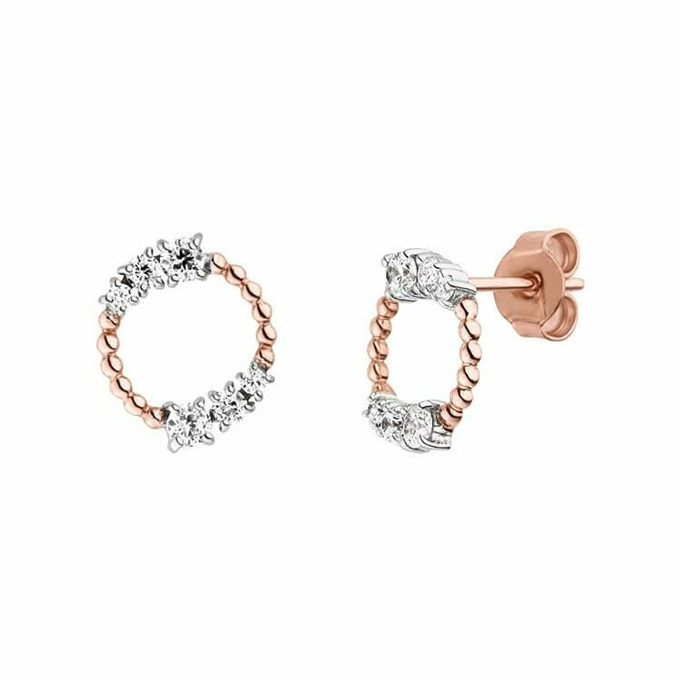 Viventy Damen Ohrstecker Rosegold 783494 Viventy Damen Ohrstecker Rosegold 783494