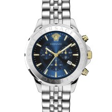 Versace Herren Armbanduhr Chrono Signature 44 mm Chronograph, Datumsfenster Ar... Versace Herren Armbanduhr Chrono Signature 44 mm Chronograph, Datumsfenster Ar...