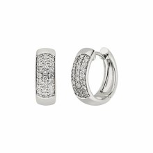 Elaine Firenze Damen Creolen 14ct Weißgold 75032460E/3 Elaine Firenze Damen Creolen 14ct Weißgold 75032460E/3
